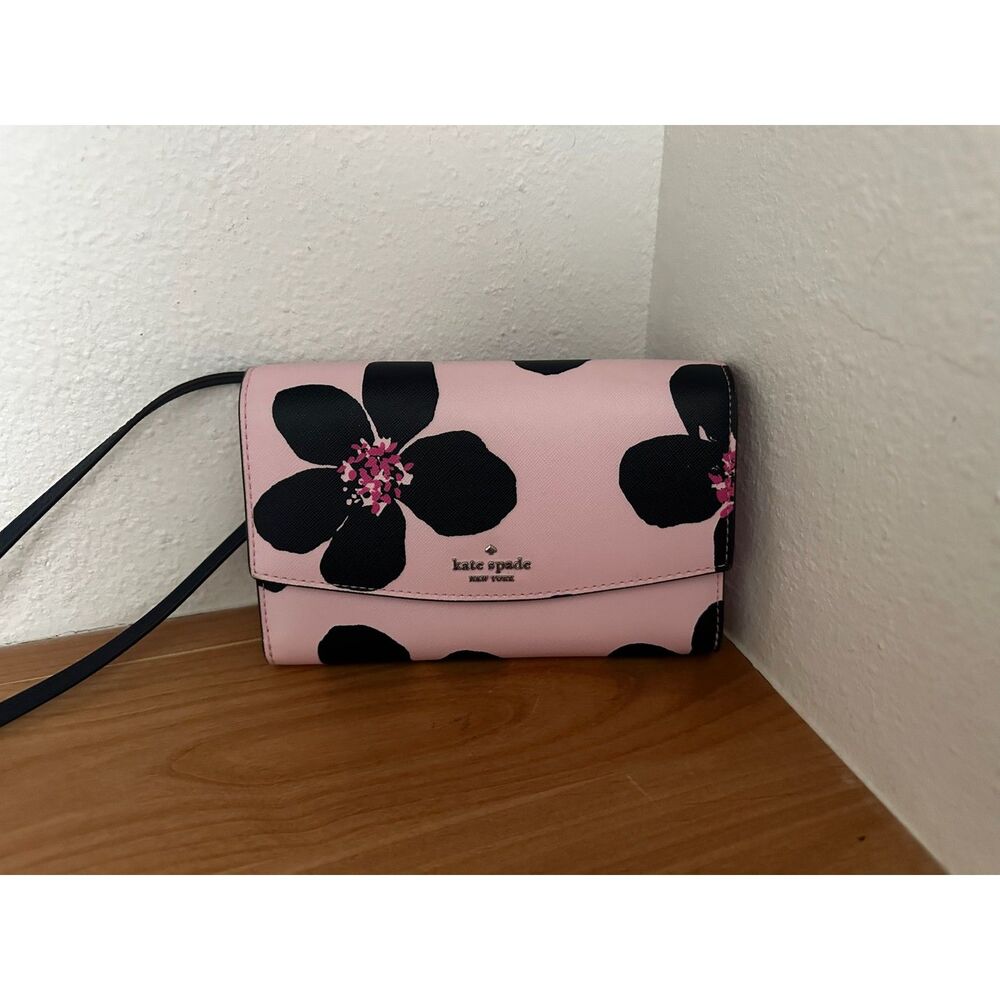 Kate Spade Cameron Grand Flora Wristlet Crossbody Bag